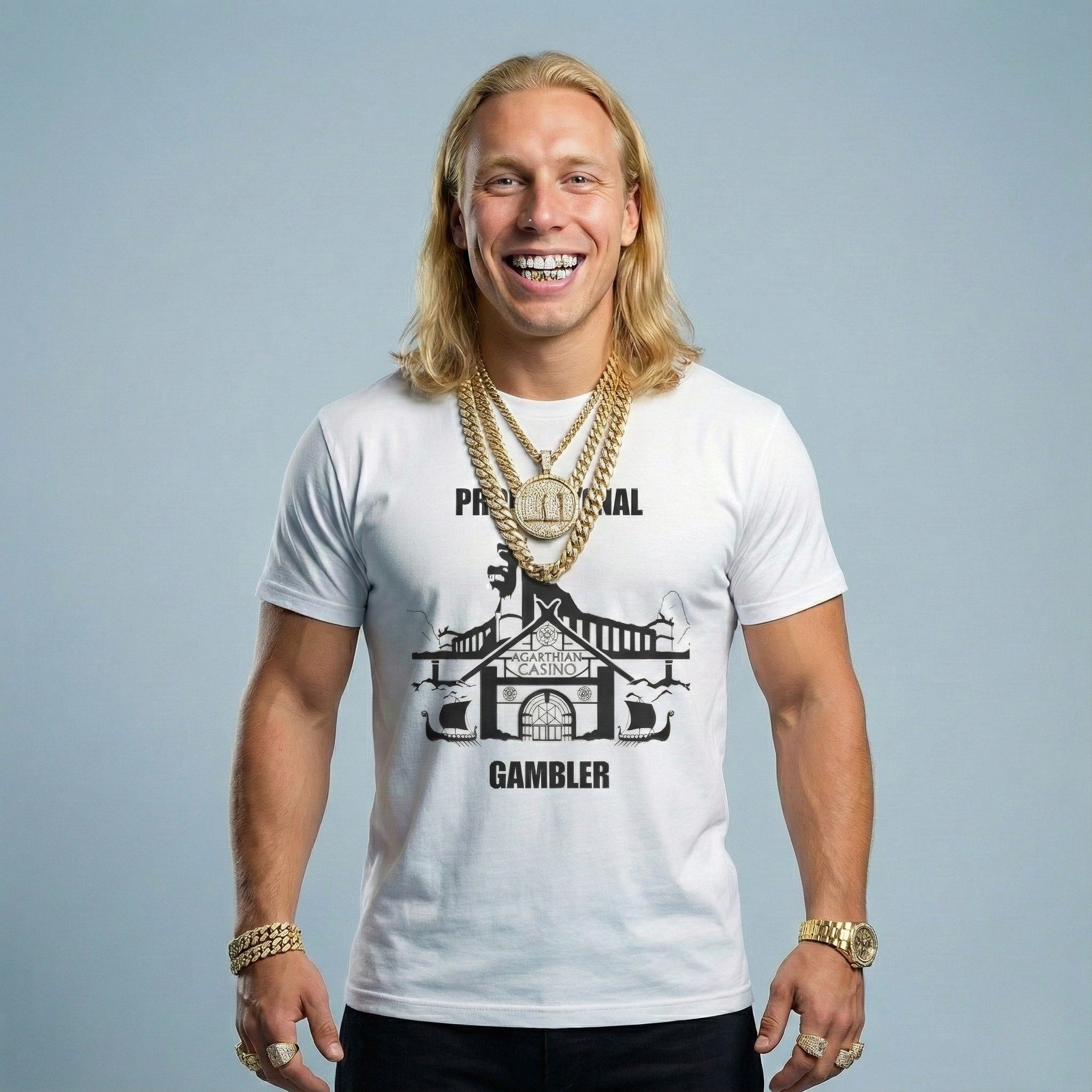 Graphic Tee - Agarthian Casino Design